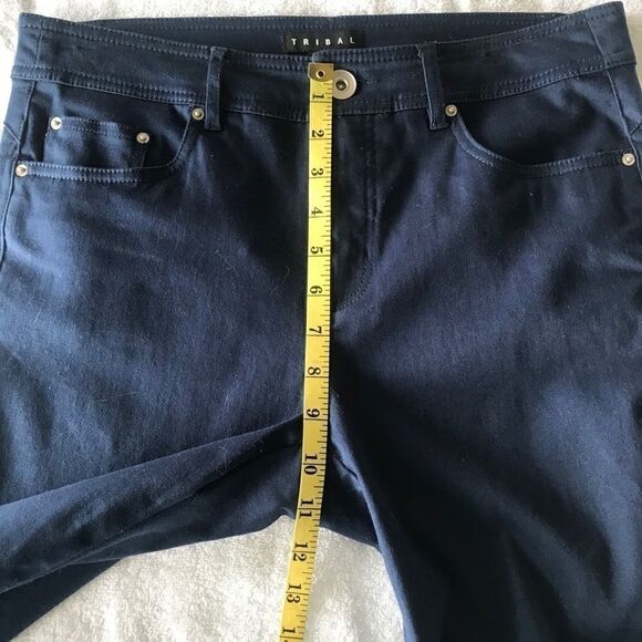 Tribal Blue Skinny Chino Pants - Small - Picture 6 of 9